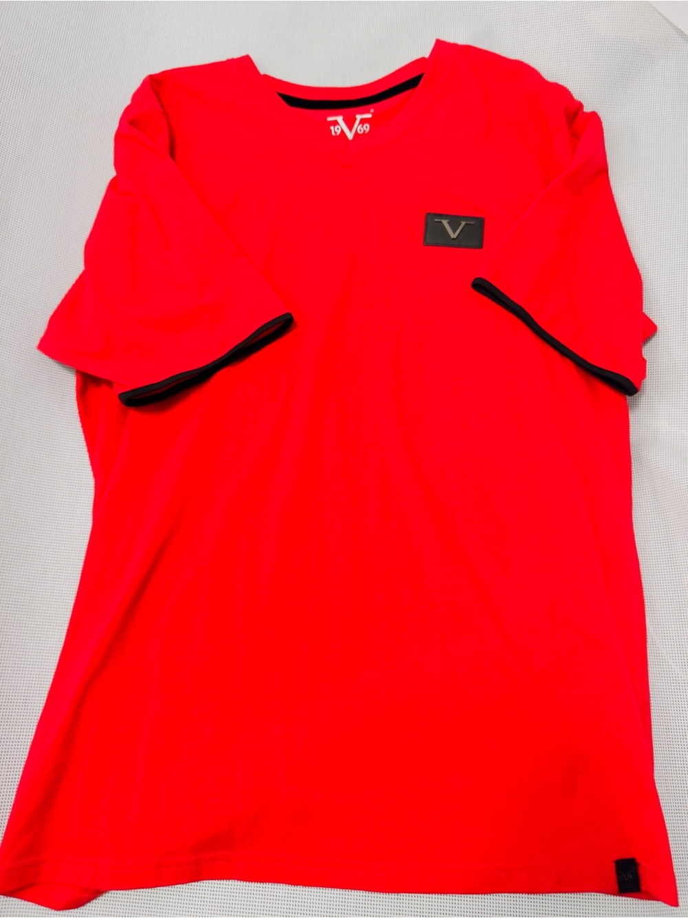 Men's Red Short Sleeve Crew Tee